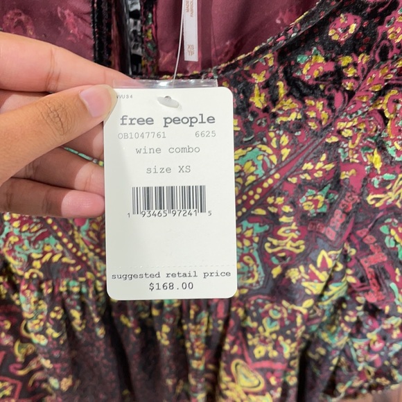 Free People Mirror Mirror Velvet Mini Dress - Picture 9 of 9